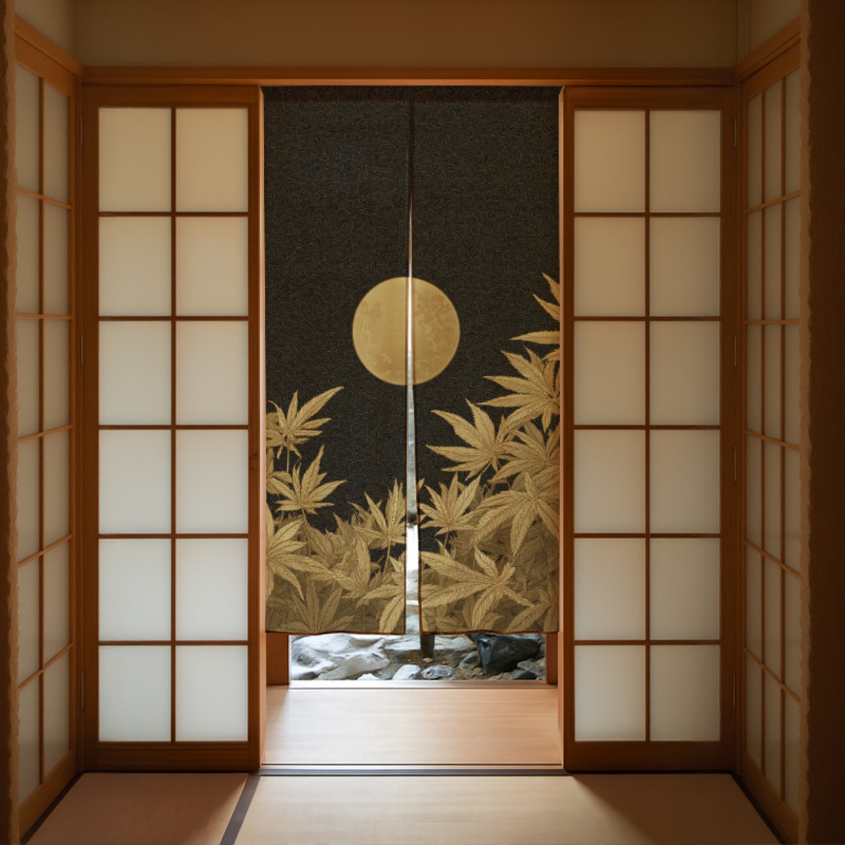 Interior Design Zen - Elegante Biombo de Bambú con Diseño
