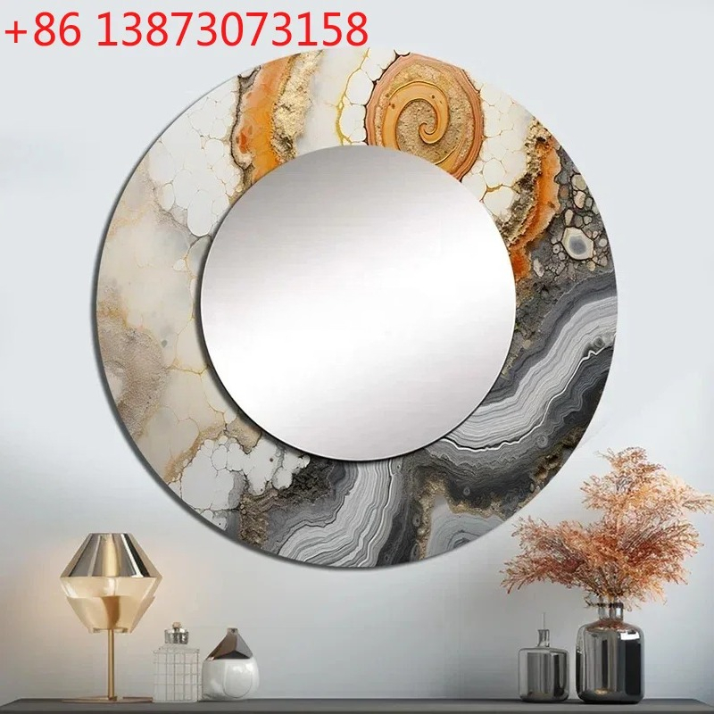 Rattan Mirror Round - Espejo redondo personalizado, decoración de pared