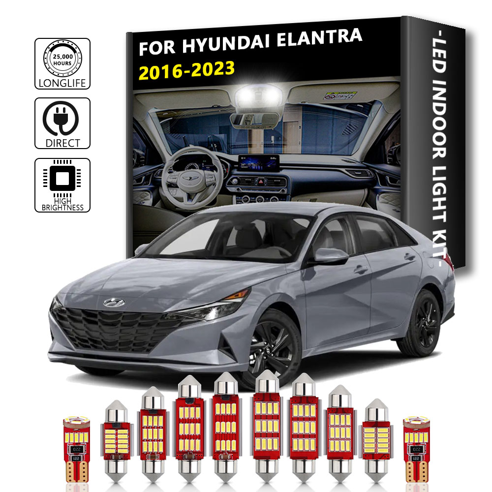 Interior Design Icon - 10 Uds. Para Hyundai Elantra MK6
