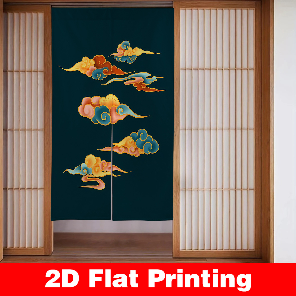 Interior Design Zen - Cortina Japonesa para Puerta, Separador de
