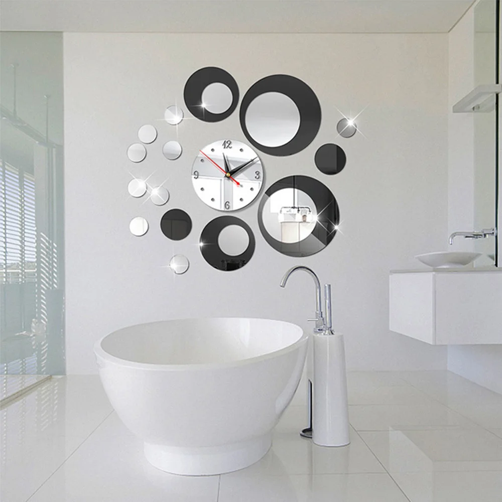 Rattan Mirror Round - Espejo redondo 3D acrílico para el