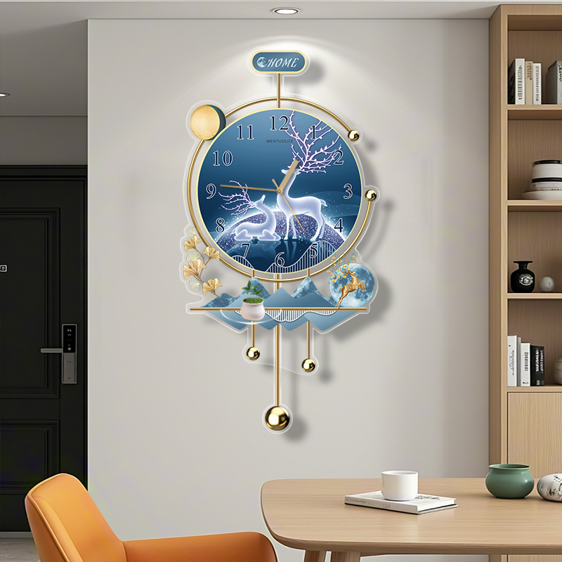 Interior Design Zen - Reloj de pared Zen con movimiento
