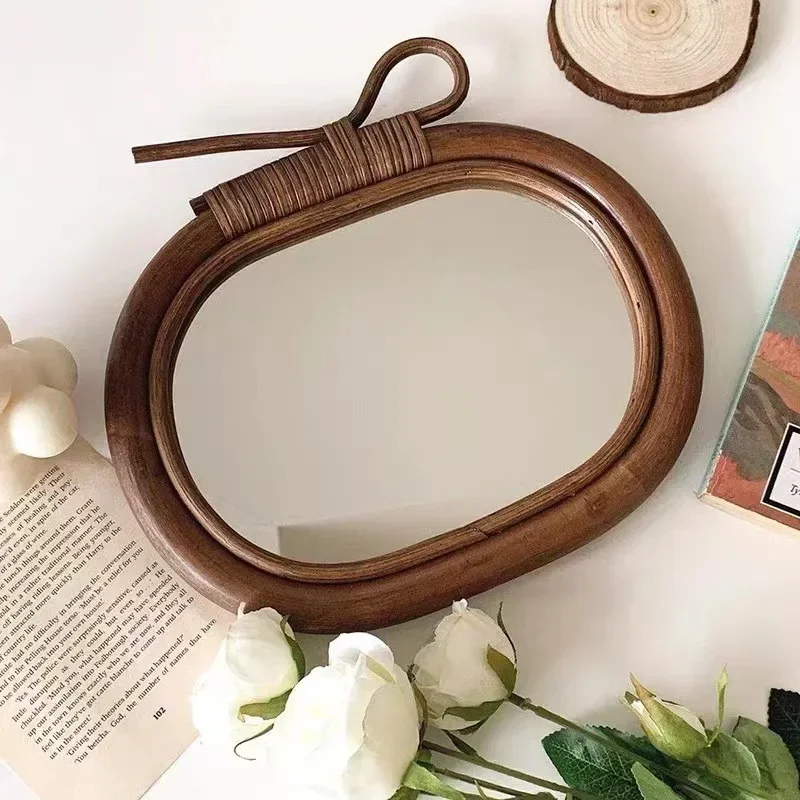 Espejo Redondo de Ratán Natura - Rattan Mirror Round reseña y precio