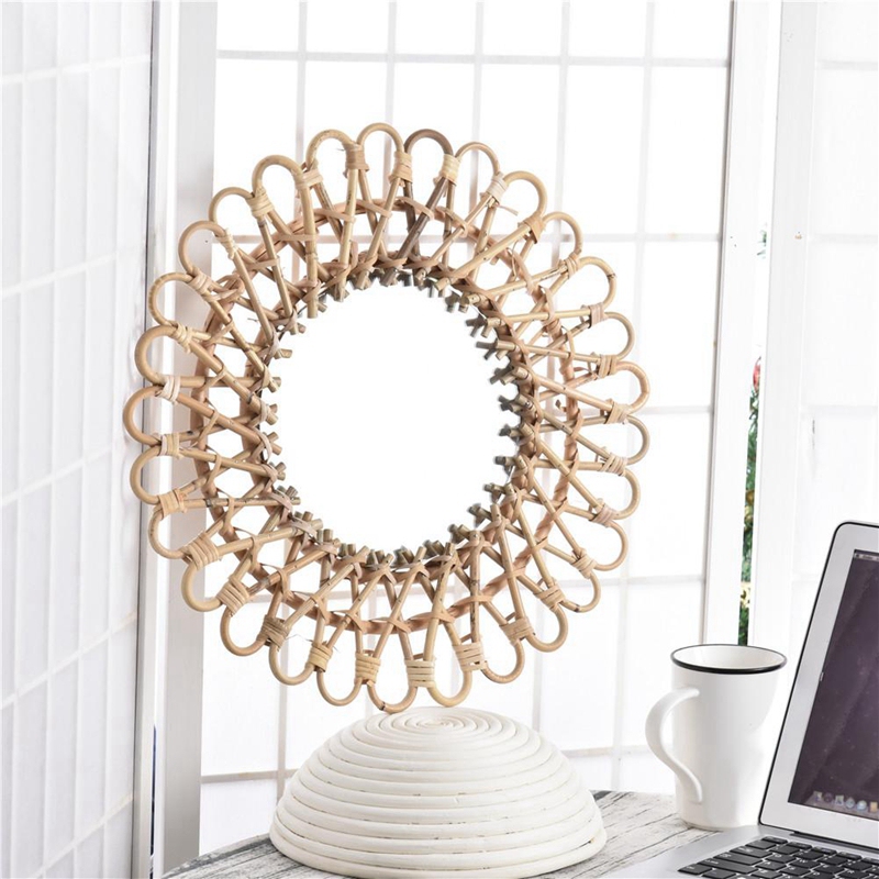Espejo Redondo de Mimbre Nórdi - Rattan Mirror Round reseña y precio