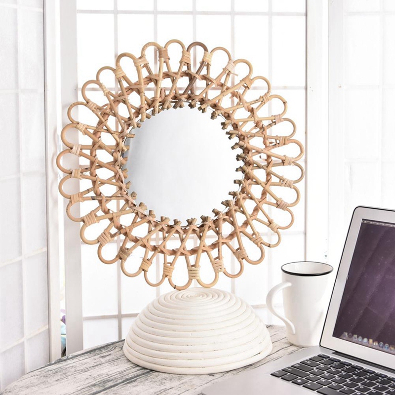 Espejo Redondo de Mimbre Nórdi - Rattan Mirror Round reseña y precio