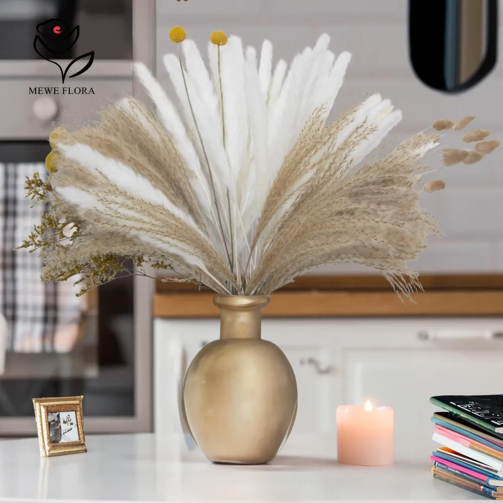 Paquete de 90 Piezas de Hierba - Dried Pampas Bundle reseña y precio