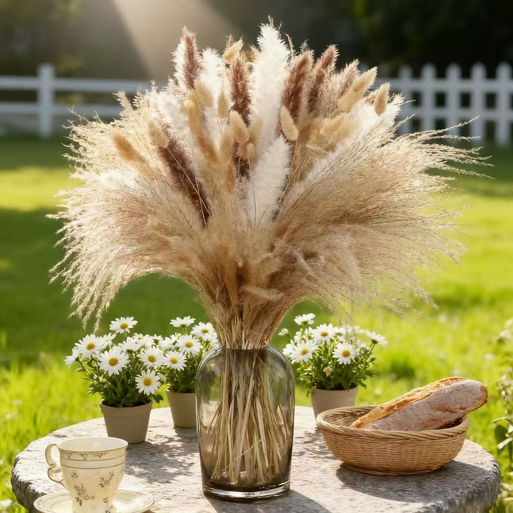 Ramo de flores secas mixtas na - Dried Pampas Bundle reseña y precio