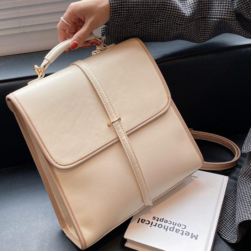 Mochila de piel sintética de a - Interior Design Simple reseña y precio