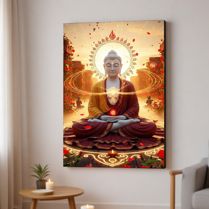 Cuadro Moderno de Buda Orienta - Interior Design Zen reseña y precio