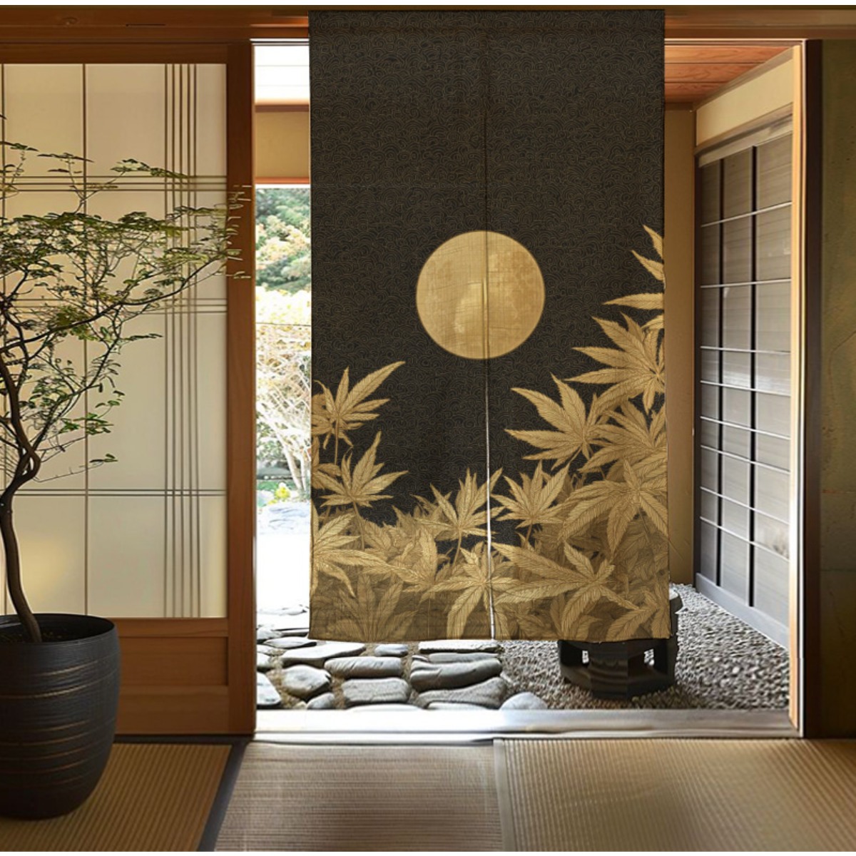Elegante Biombo de Bambú con D - Interior Design Zen reseña y precio