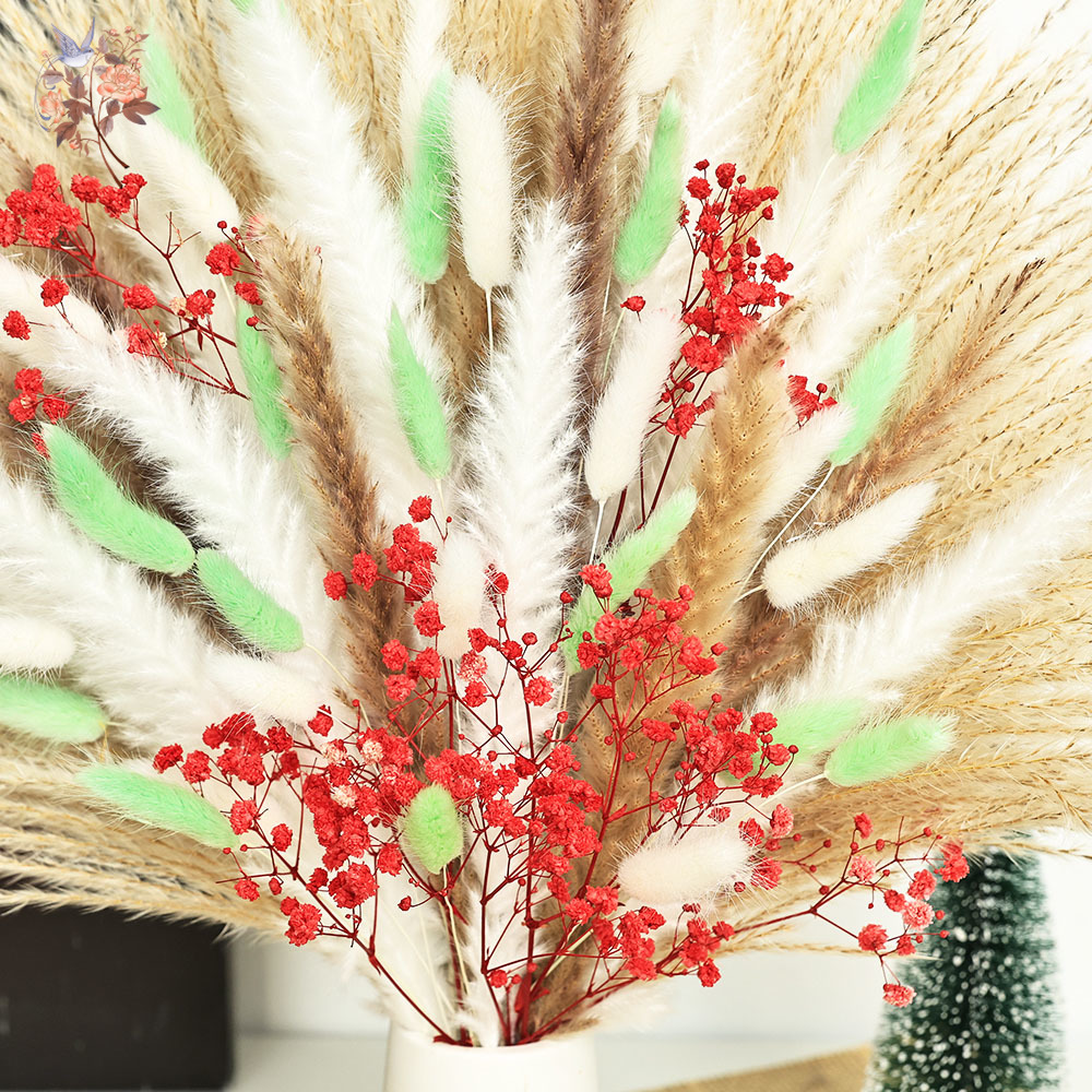 70 tallos de mechones de hierb - Dried Pampas Bundle reseña y precio