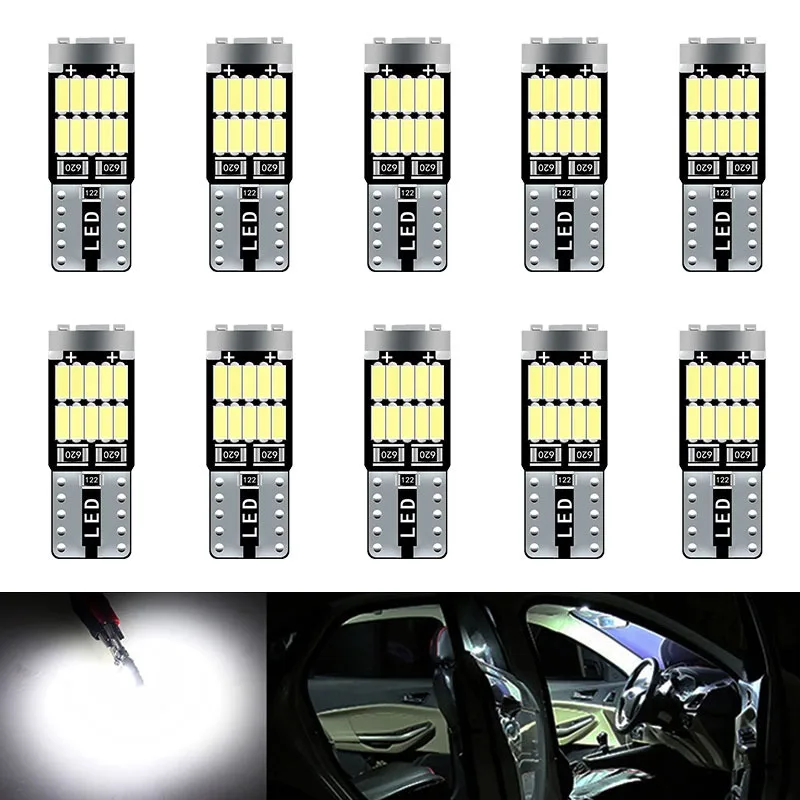 10 Uds T10 W5W 194 501 Led Can - Interior Design Icon reseña y precio