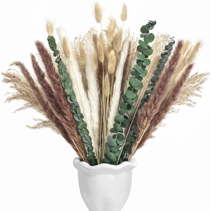65 Piezas de Flores Secas Natu - Dried Pampas Bundle reseña y precio