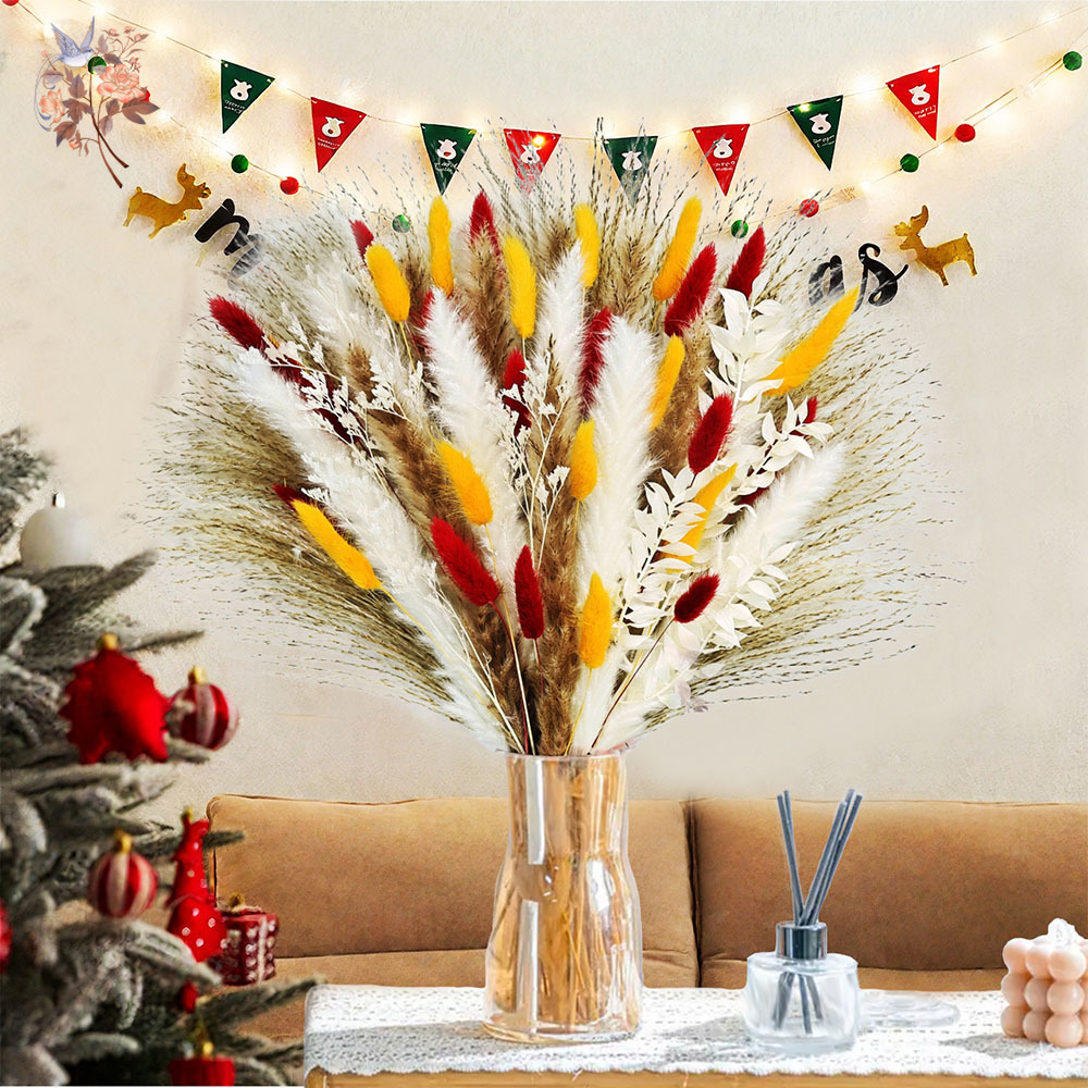 70 tallos de cañas de hierba d - Dried Pampas Bundle reseña y precio