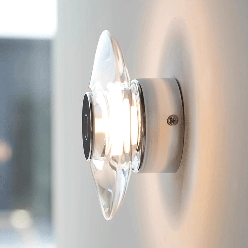Lámpara de noche de cristal re - Rattan Mirror Round reseña y precio